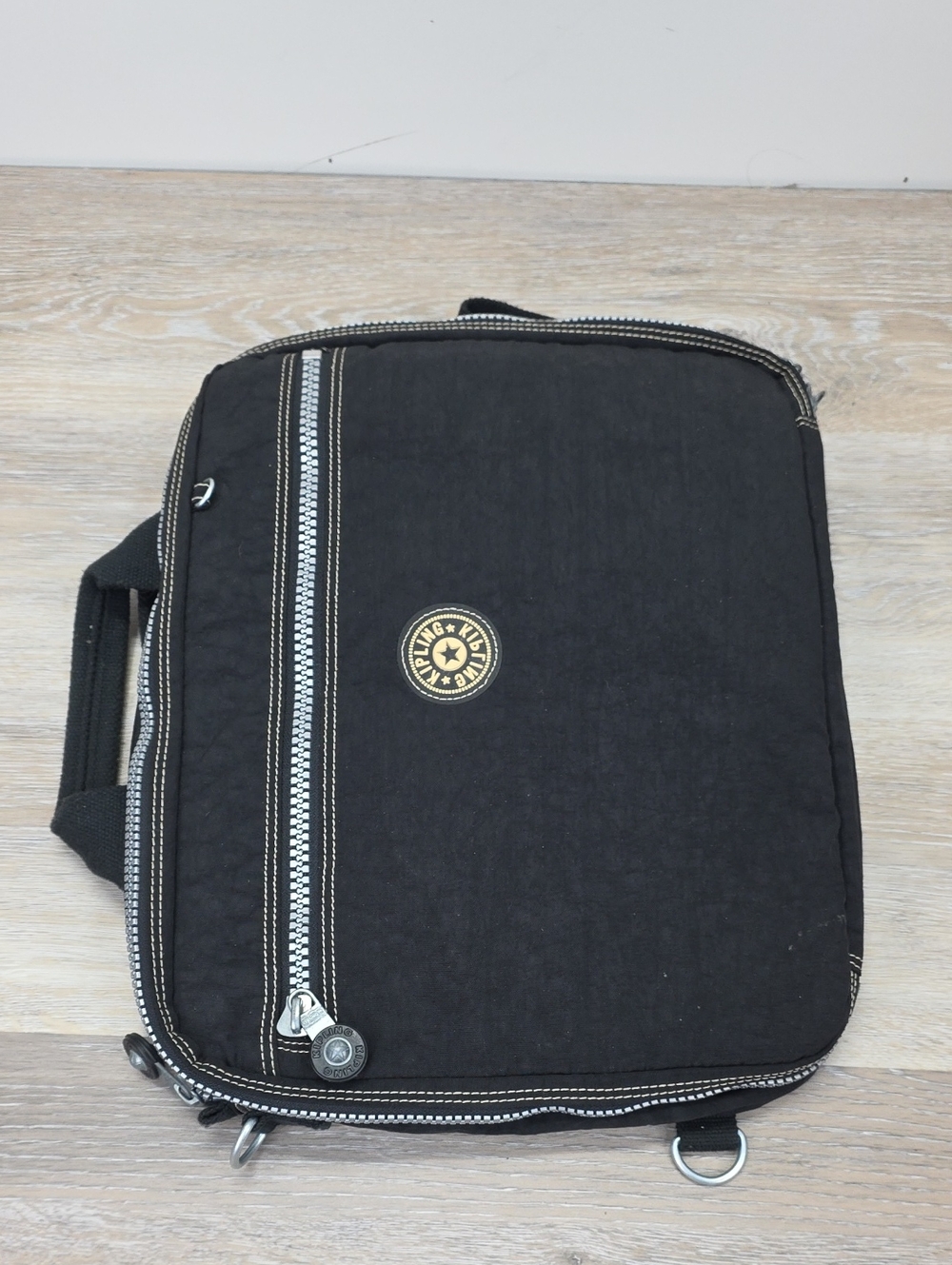Rare Vintage Kipling Water Resistant Adjustable Backpack/Laptop Bag Briefcase